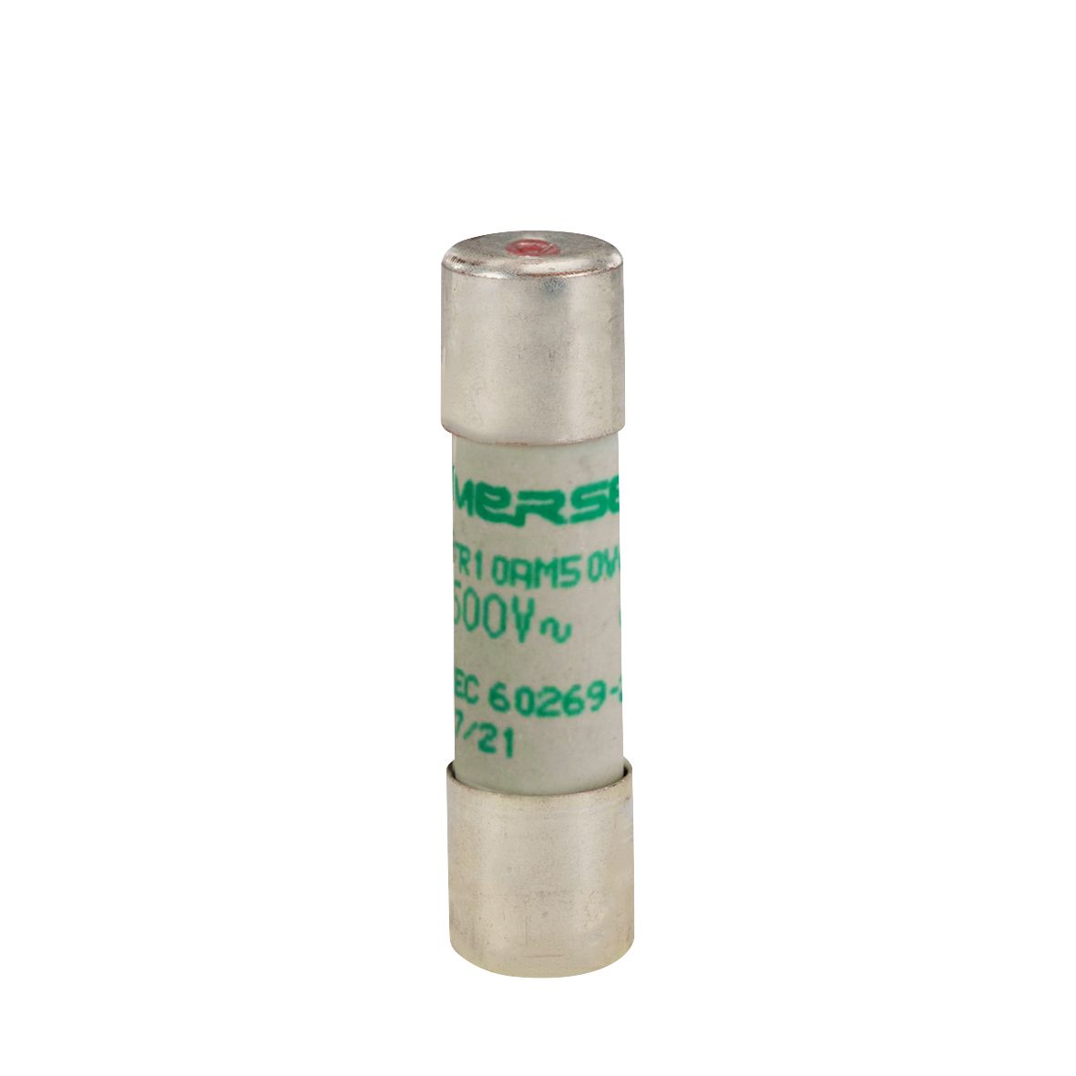 K201811 - Cylindrical fuse-link aM 500VAC 10.3x38, 6A with indicator